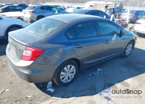 2012 Honda Civic Lx from USA, damaged, VIN 19XFB2F55CE313821